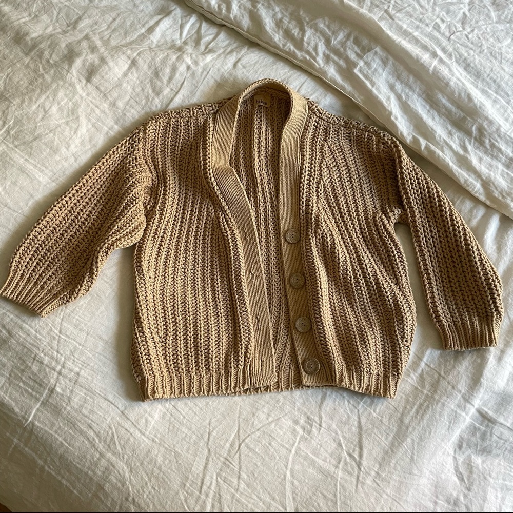 BABAA Cardigan no18 clay pot